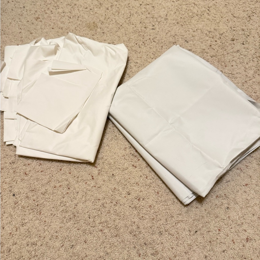 Creamy White Black Out Curtain Liner New, extra from a project